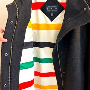 Pendleton Charcoal Gray coat.  Women’s. Blanket lining. Size S